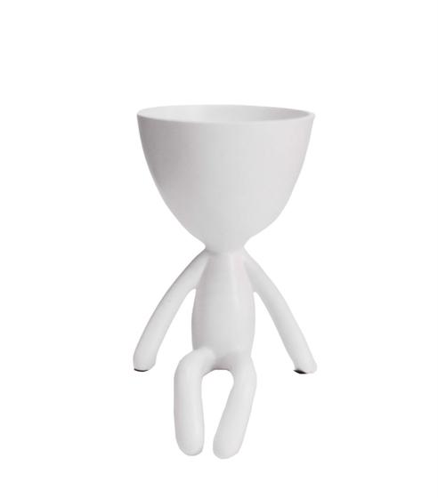 Imagem de Vaso Cachepot Boneco Sentado