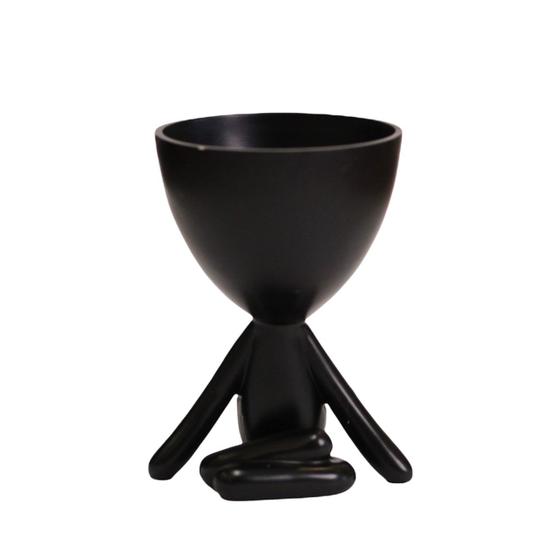 Imagem de Vaso Cachepot Boneco Yoga