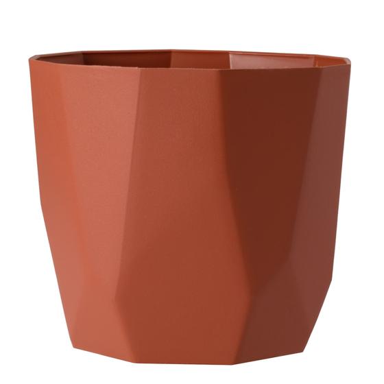 Imagem de VASO CACHEPOT DIAMANTE 16x15cm TERRACOTA WEST GARDEN