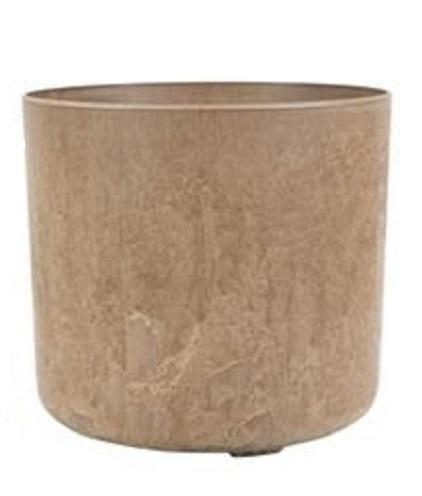 Imagem de Vaso celine ocre plastico uv e po de pedra  com drenagem p