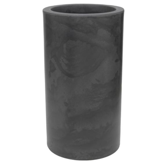 Imagem de Vaso Cilindro (40x73) Antique Preto VASART