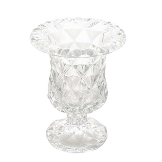 Imagem de Vaso com Pé de Vidro Diamond 14,5cm Lyor