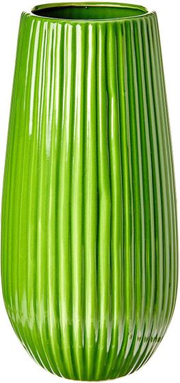 Vaso Crispin Ceramica Verde Decorativo Luxo Home&Co 25x12cm Menor preço em Vaso Crispin Ceramica Verde Decorativo Luxo Home&Co 25x12cm