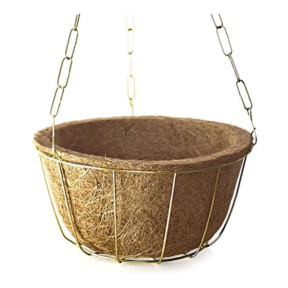 Vaso Cuia Fibra De Coco Com Suporte E Corrente Pequeno Menor preço em Vaso Cuia Fibra De Coco Com Suporte E Corrente Pequeno