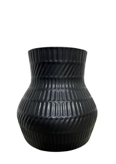 Imagem de Vaso de Cerâmica Black/White 15,5x17cm Preto