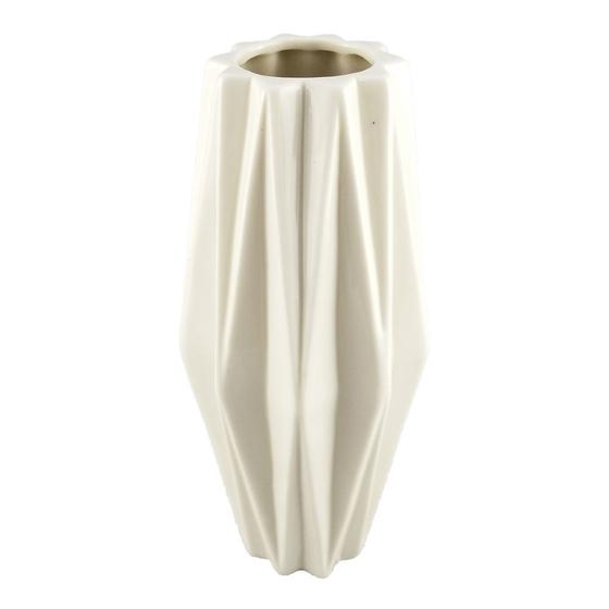Vaso de ceramica branco com desenhos em textura 9cm x 9cm x Menor preço em Vaso de ceramica branco com desenhos em textura 9cm x 9cm x