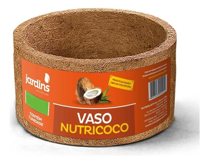 Imagem de Vaso de Fibra de Coco Nutricoco n3 - 2 un