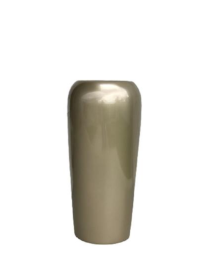 Imagem de Vaso de Fibra de Vidro 63X28 cm Estilo Vietnamita Dourado Brilho