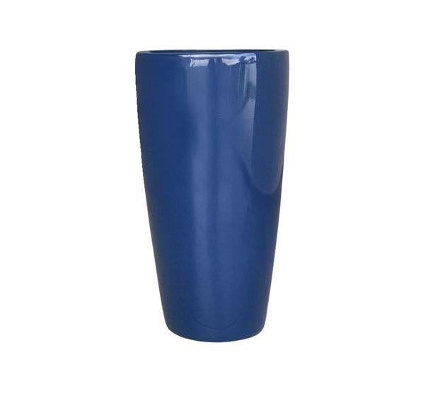 Imagem de Vaso de Fibra de Vidro Estilo Vietnamita 72X38 cm Azul