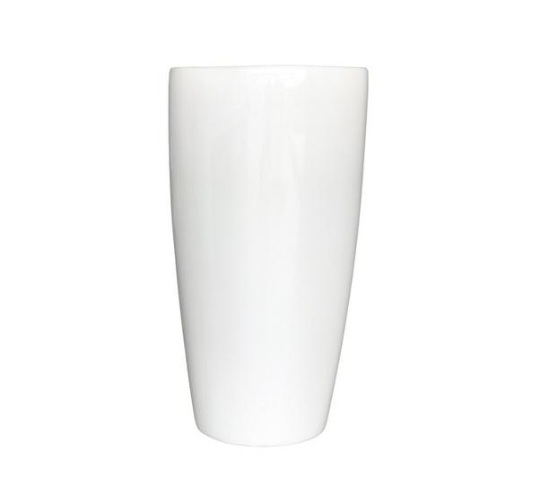 Imagem de Vaso de Fibra de Vidro Estilo Vietnamita 72X38 cm Branco