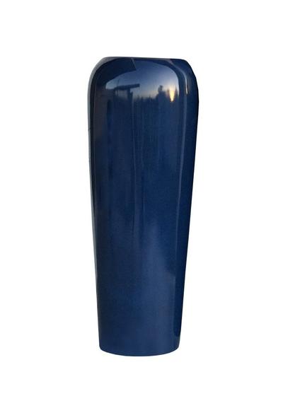 Imagem de Vaso de Fibra de Vidro Vietnamita Azul 76x29 cm Cachepot