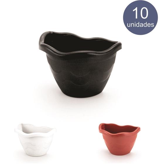Imagem de Vaso De Parede P Kit Com 10 - Jardim Vertical Orquidea Suculenta Ervas Horta