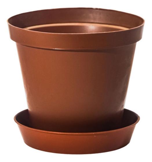 Vaso De Planta Com Prato Flores Jardim Decoração Pp Menor preço em Vaso De Planta Com Prato Flores Jardim Decoração Pp