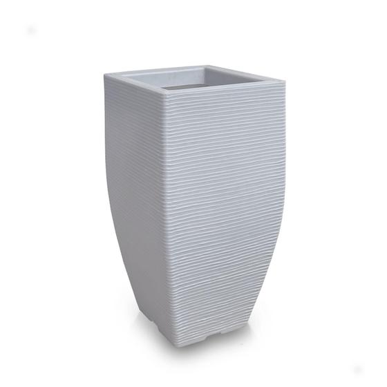 Vaso De Planta Decorativo De Polietileno 75X40 Cinza Claro Menor preço em Vaso De Planta Decorativo De Polietileno 75X40 Cinza Claro