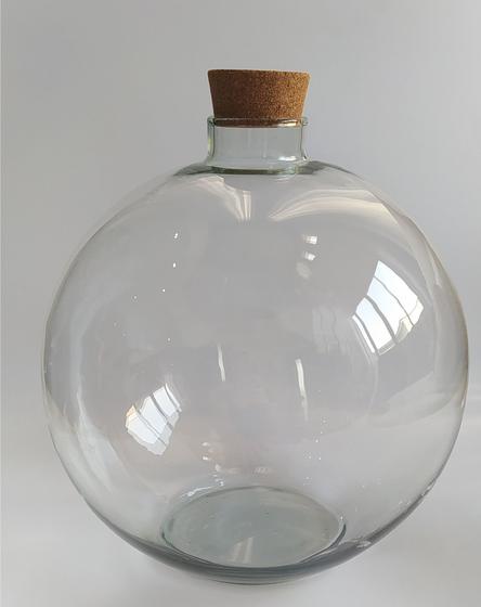 Vaso de vidro Aquário para Terrário GG - modelo Istambul - 24x23cm - Lis Gardens Terrários Imagem de Vaso de vidro Aquário para Terrário GG - modelo Istambul - 24x23cm