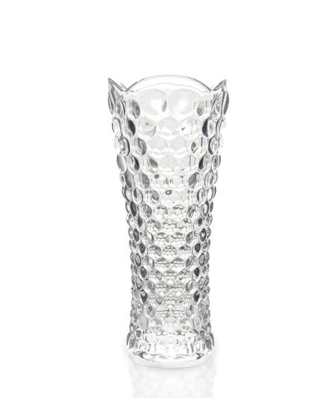 Imagem de Vaso De Vidro Cristal Quality Glassware Design Bolinhas