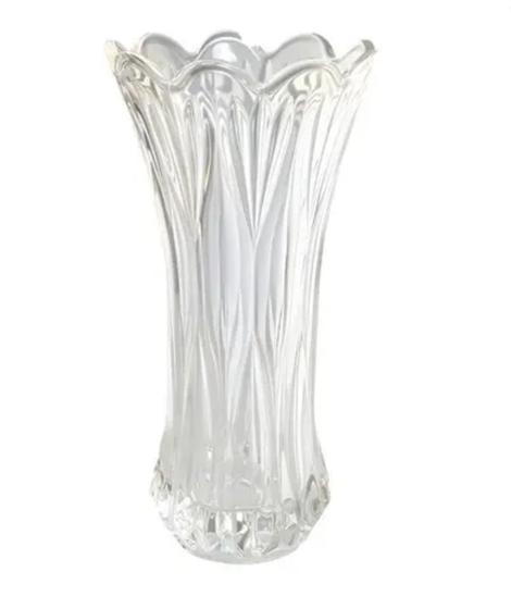 Imagem de Vaso De Vidro Decorativo Grosso Para Flores Decoração Lavabo