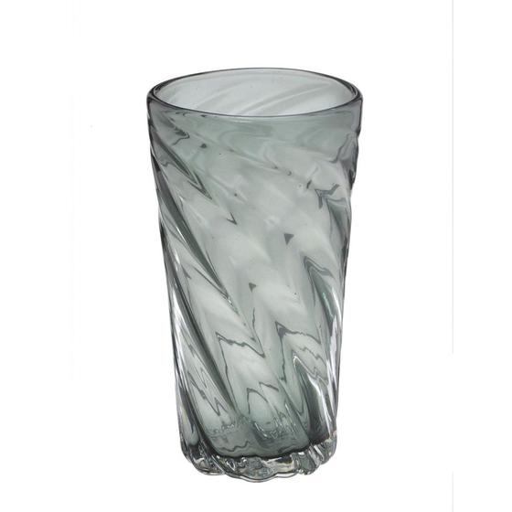 Imagem de Vaso de Vidro Fume 25cm Espressione