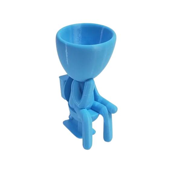 Imagem de Vaso Decor Robert Plant  Banheiro Suculentas Azul