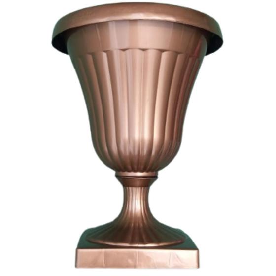 Imagem de Vaso Decoração Taça Super Alta Afrodite BRONZE