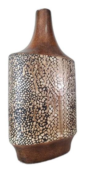 Imagem de Vaso Decorativo Cerâmica Rústico Marrom 34X19