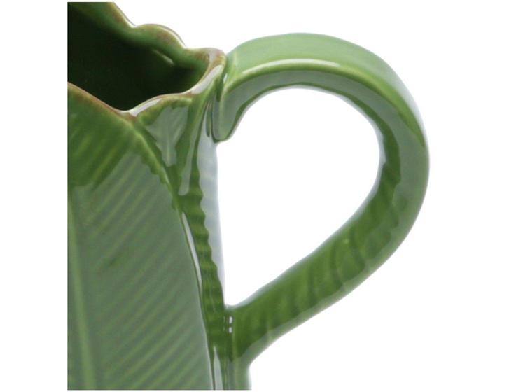 Imagem de Vaso Decorativo de Cerâmica 23cm Lyor - Banana Leaf