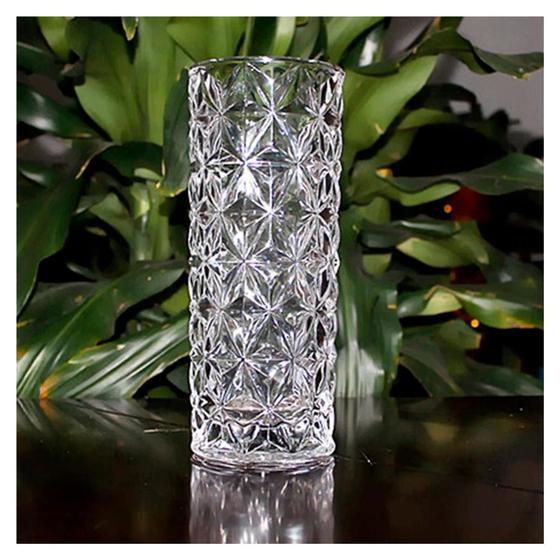 Imagem de Vaso Decorativo De Vidro Luxo 20cm Para Sala Grosso - Red Cherry