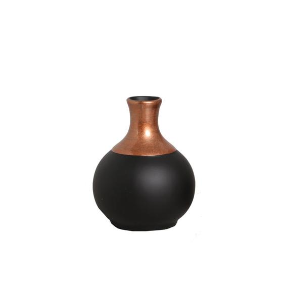 Imagem de Vaso Decorativo em Cerâmica Home Modelo Bojudinha M Copper