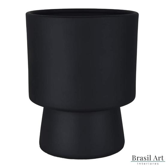 Imagem de Vaso Decorativo em Cerâmica Preto