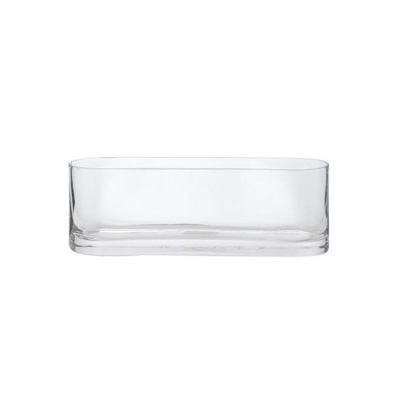 Imagem de VASO DECORATIVO EM VIDRO TRANSPARENTE - 30cm