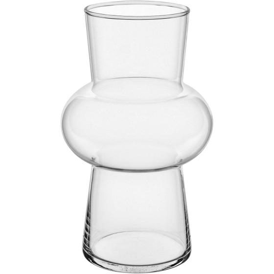 Imagem de VASO DECORATIVO ENFEITE CASA ELIPSE HOME&CO VIDRO 20x12x12cm TRANSPARENTE