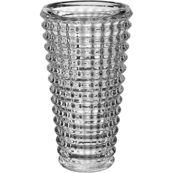 Imagem de VASO DECORATIVO ENFEITE CASA REDONDO HOME&CO ECO CRYSTAL 18x10x10cm TRANSPARENTE