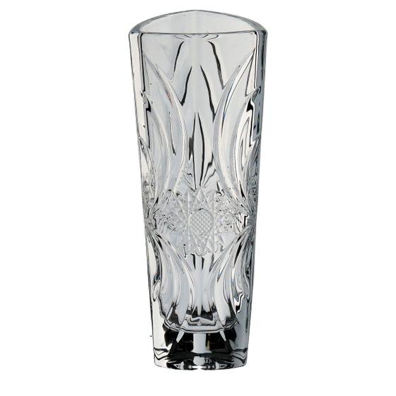 Imagem de VASO DECORATIVO ENFEITE CASA TRIANGULAR HOME&CO ECO CRYSTAL 17x6x6cm TRANSPARENTE
