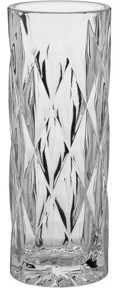 Imagem de VASO DECORATIVO ENFEITE CASA VIDRO 20x7x7cm TRANSPARENTE
