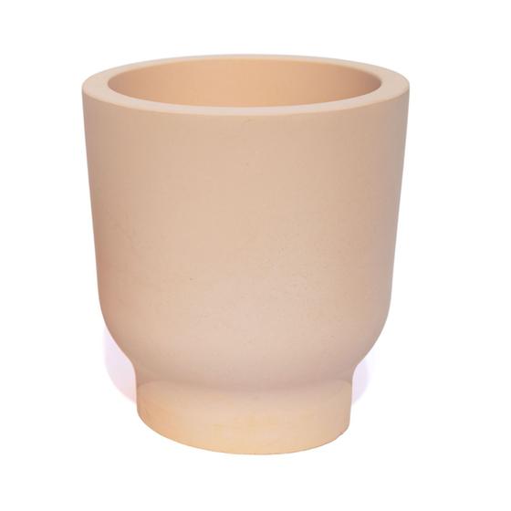 Imagem de Vaso Decorativo Garrafa Invertida Lisa 9,5cm Em Cimento Artesanal