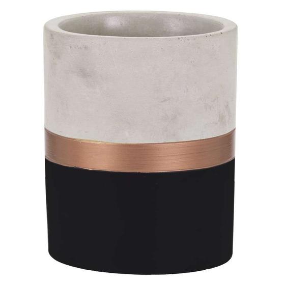 Imagem de Vaso Decorativo  Jelling II Preto e Cobre