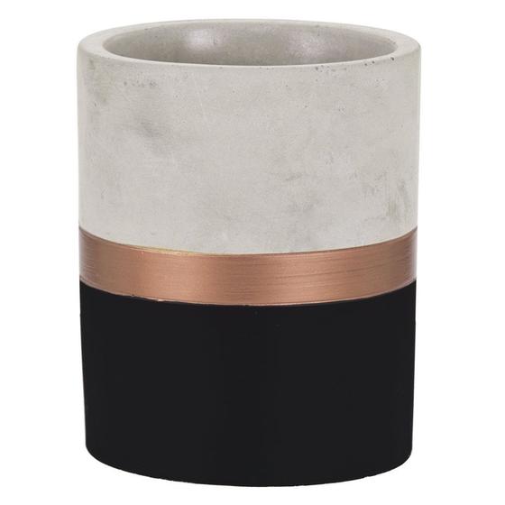 Imagem de Vaso Decorativo  Jelling III Preto e Cobre