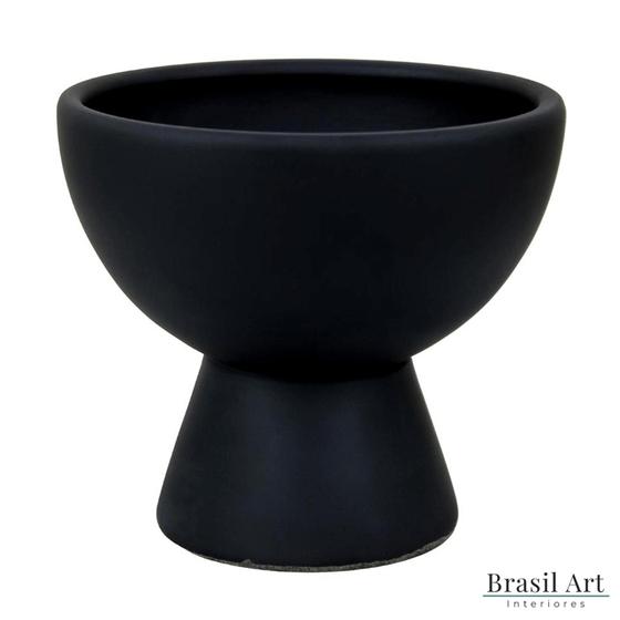 Imagem de Vaso Decorativo Man em Cerâmica Preto