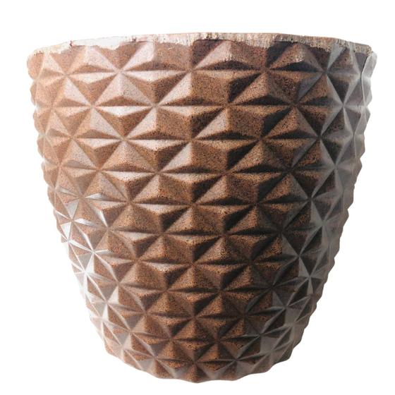Imagem de Vaso Decorativo P/ Plantas Bojo Diamante Cone