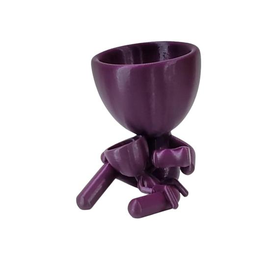 Imagem de Vaso Decorativo Para Suculentas Dia das Mães Com Bebê e Mamadeira