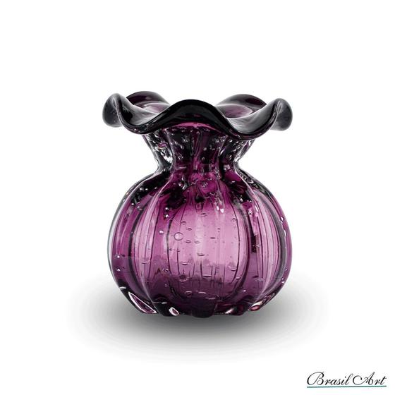 Imagem de Vaso Decorativo Trouxinha Pequena Italy Roxo