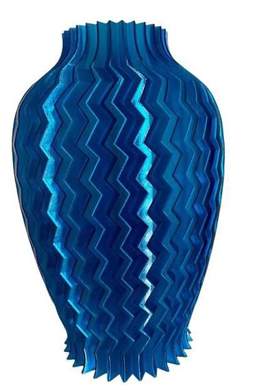 Imagem de Vaso Decorativo Zig Zag - 26 cm altura -  Impressão 3D