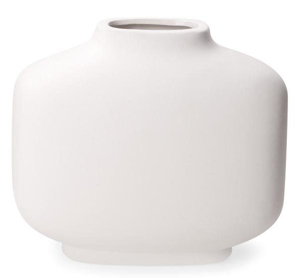 Vaso em ceramica branco minimalista geometrico Menor preço em Vaso em ceramica branco minimalista geometrico