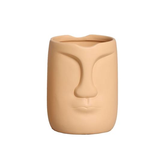 Imagem de Vaso em Cerâmica Decorativo Home Rosto G Galak