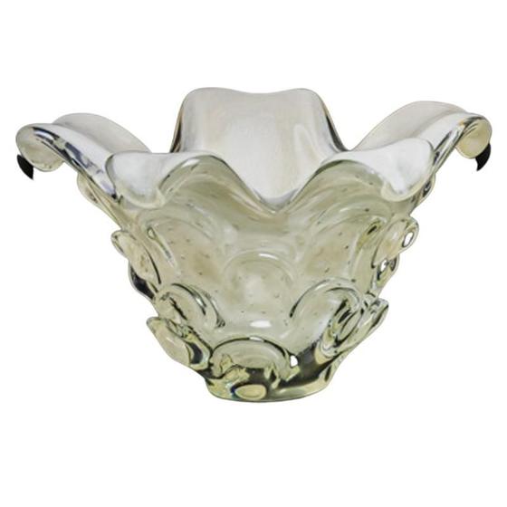 Imagem de Vaso Em Cristal Murano Pérola - São Marcos 35Cm