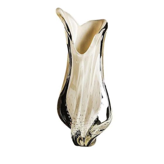 Imagem de Vaso Em Cristal Murano Pérola - São Marcos 54Cm