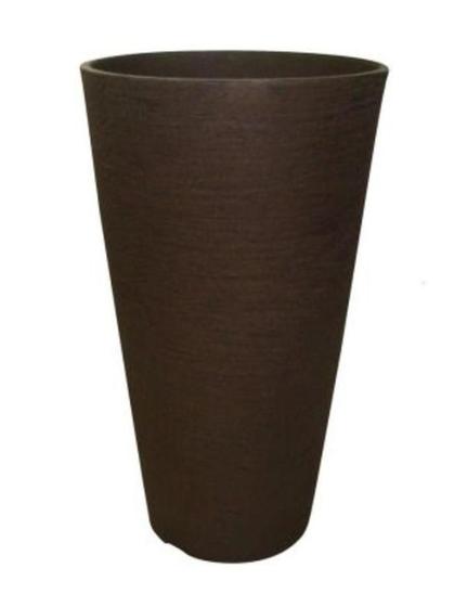 Imagem de Vaso Europa Cônico Polietileno 45Cm Decoração Japi - Café