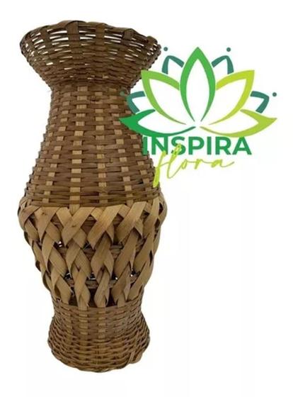 Imagem de Vaso Garrafa Jarra Jarro Bambu Decoração Festa Pampas Rustico