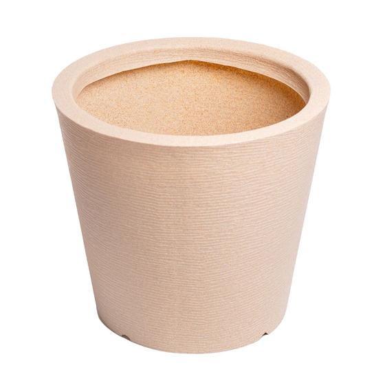 Imagem de Vaso Grande Polietileno de 42L Design Grafiato Decoração Sofisticada