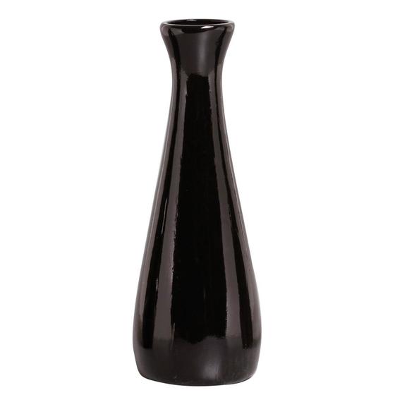 Imagem de Vaso Líbano G Decorativo Preto Cerâmica Decoração Capim Pampas